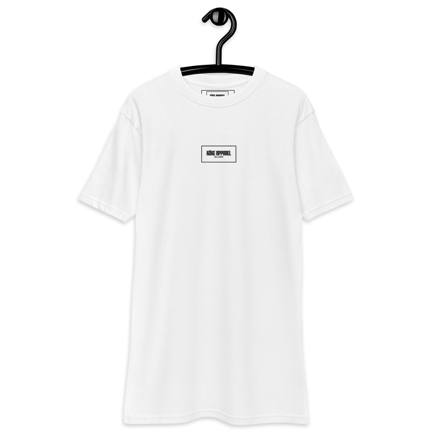 KÖKE apparel brand premium T-shirt in White