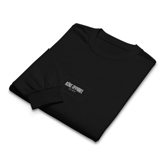 KÖKE apparel brand Premium heavyweight long sleeve shirt unisex with "Box Logo" on the chest.